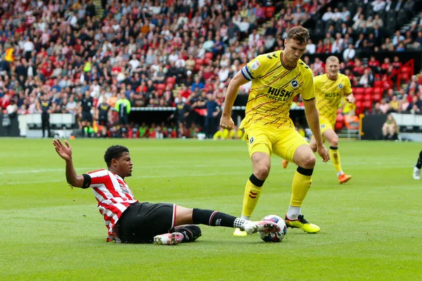 Rhian Brewster Sheffield United Jake Cooper Millwall — ストック写真