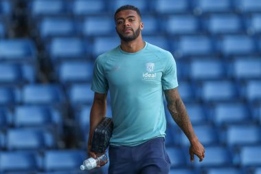 Darnell Furlong #2 of West Bromwich Albion arrives at the game prior to kick off