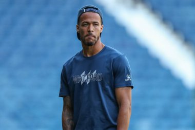 William Troost-Ekong #5 of Watford arrives at the game prior to kick off