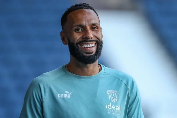 Kyle Bartley Του West Bromwich Albion Φτάνει Στο Παιχνίδι Πριν — Φωτογραφία Αρχείου