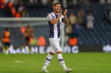 John Swift #19 of West Bromwich Albion applauds the home fans after the final whistle