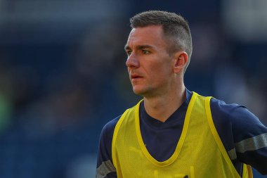 Jed Wallace #17 of West Bromwich Albion during the warm up