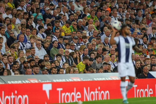 General View West Bromwich Albion Fans Game — Zdjęcie stockowe