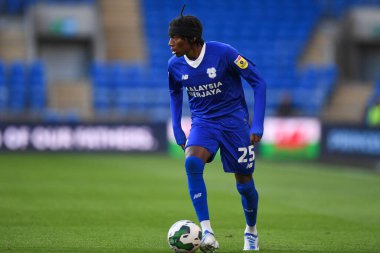 Jaden Philogene-Bidace #25 of Cardiff City  in action during the game 