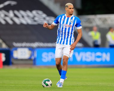John Russell #5 of Huddersfield Town in action during the game