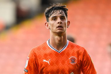 Charlie Patino #28 of Blackpool during the game