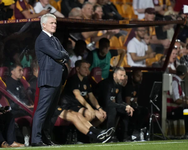 Mark Hughes Manager Bradford City Watches His Side Take Victory — Foto Stock