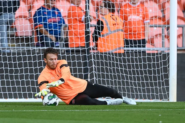 Chris Maxwell Blackpool Pre Game Warmup — Stock Photo, Image