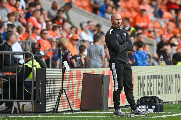 Michael Appleton Manager Blackpool Game — Foto Stock