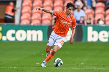 Charlie Patino #28 of Blackpool during the game