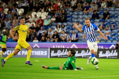 Jordan Rhodes #9 of Huddersfield Town scores to make it 1-4