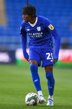 Jaden Philogene-Bidace #25 of Cardiff City  in action during the game 