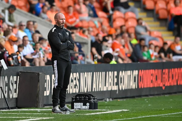 Michael Appleton Manager Blackpool Game — 스톡 사진