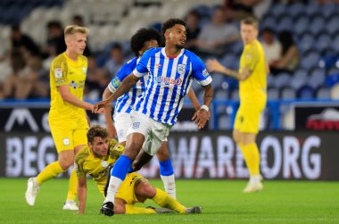 Tino Anjorin #8 of Huddersfield Town in action during the game