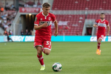 Sonny Finch #31 of Middlesbrough on the ball during the first half 