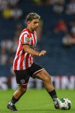 Reda Khadra #11 of Sheffield United with the ball