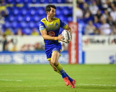 Stefan Ratchford #1 of Warrington Wolves makes a break