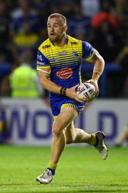 Matt Dufty #36 of Warrington Wolves in action