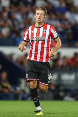 Sander Berge #8 of Sheffield United during the game 