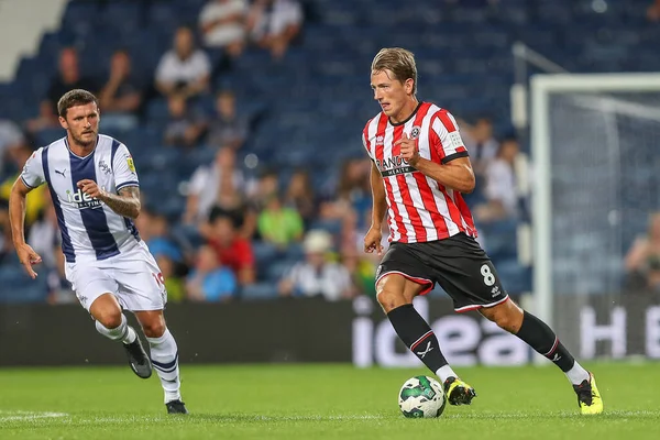 Sander Berge Sheffield United Runs Ball — Foto Stock