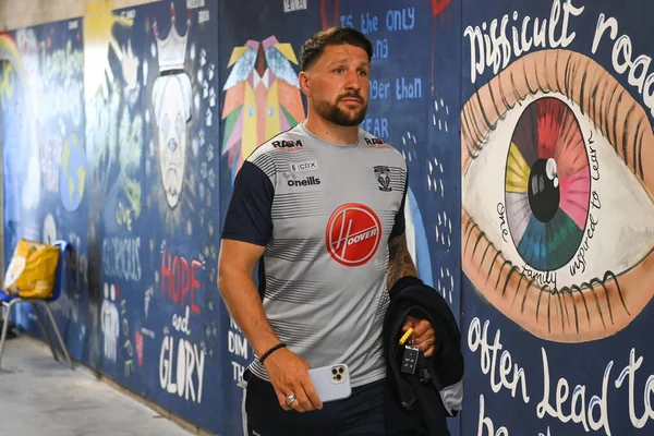 Gareth Widdop Warrington Wolves Arrives Halliwell Jones Stadium —  Fotos de Stock