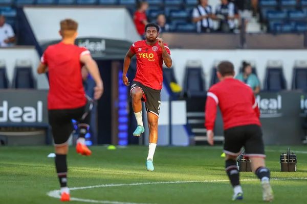 Rhian Brewster Sheffield United Warms Ahead Kick — Stockfoto