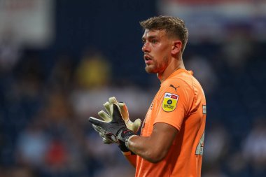 Alex Palmer #24 of West Bromwich Albion during the game 