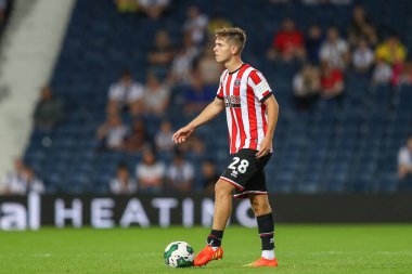 James McAtee #28 of Sheffield United during the game