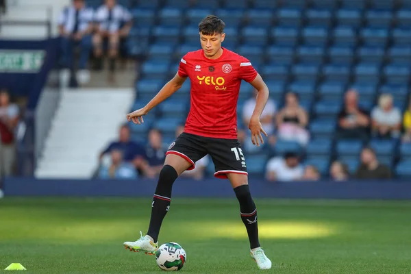 Anel Ahmedhodi Sheffield United Warms Ahead Kick — Stockfoto