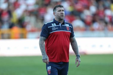 Brett Delaney of Hull KR during pre-game warm up