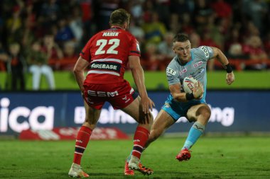 Harry Newman #3 of Leeds Rhinos of Leeds Rhinos in action during the game 