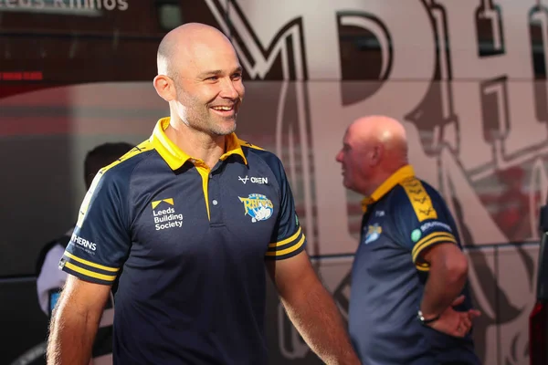 Rohan Smith Head Coach Leeds Rhinos Arrives Sewell Group Craven — Foto Stock