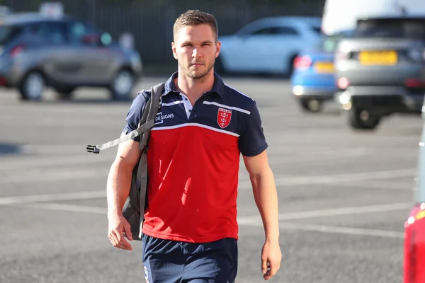 Matt Parcell Hull Arrives Sewell Group Craven Park Ahead Evening — Foto Stock