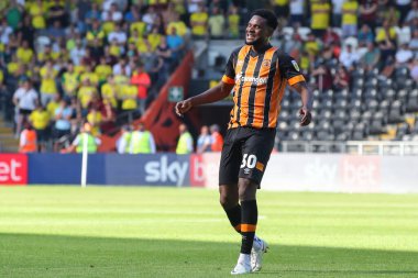 Benjamin Tetteh #30 of Hull City after narrowly missing the goal