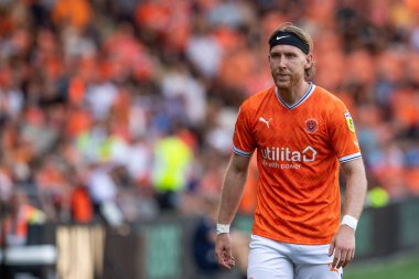 Josh Bowler #11 of Blackpool during the game