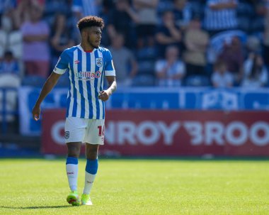Kaine Kesler-Hayden #15 of Huddersfield Town on his debut