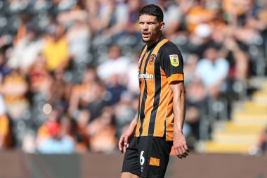 Tobias Figueiredo #6 of Hull City during the game