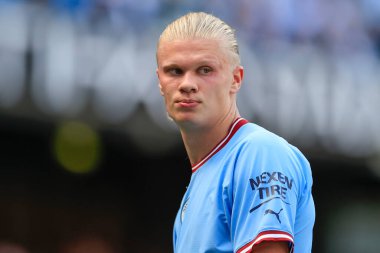Erling Haaland #9 of Manchester City 