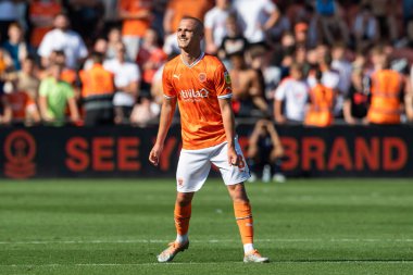 Lewis Fiorini #8 of Blackpool during the game