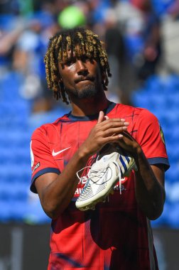 Dion Sanderson #28 of Birmingham City  Applauds the travelling supporters