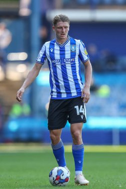 George Byers #14 of Sheffield Wednesday with the ball