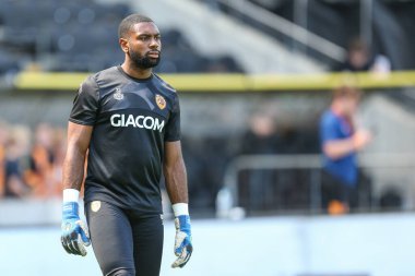 Thimothe Lo-Tutala #32 of Hull City during the pre-game warmup  