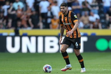 Tobias Figueiredo #6 of Hull City in action during the game 