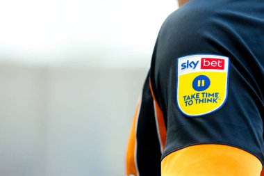 Sky Bet branding on the sleeve of the Hull City shirt