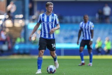 George Byers #14 of Sheffield Wednesday with the ball