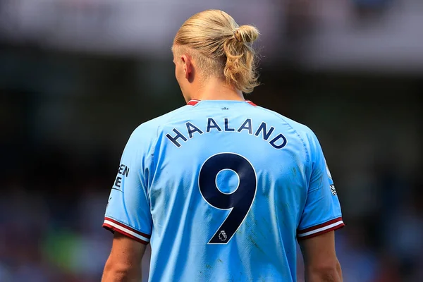 Erling Haaland #9 of Manchester City 