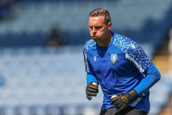 David Stockdale #31 of Sheffield Wednesday warms up ahead of kick off