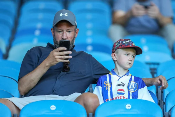Fans Sheffield Wednesday Arrive Game Prior Kick — Stok fotoğraf