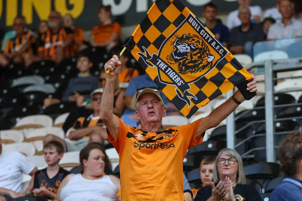 Hull City Fan Mkm Stadium — Zdjęcie stockowe