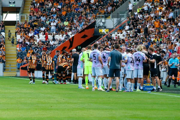 Players Both Teams Take Drinks Break Due Heat Conditions — Stockfoto